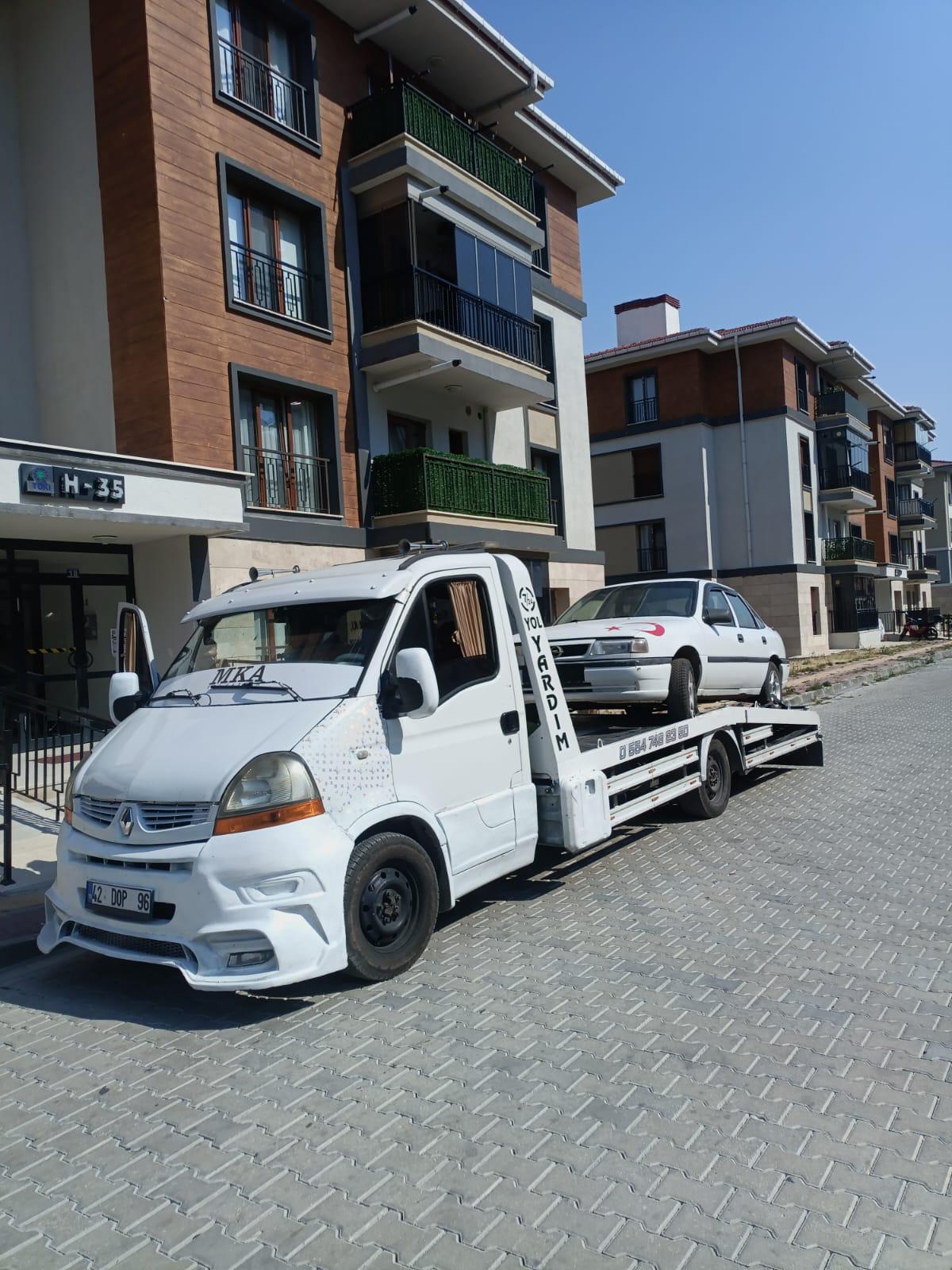 MKA beyaz oto kurtarma aracı