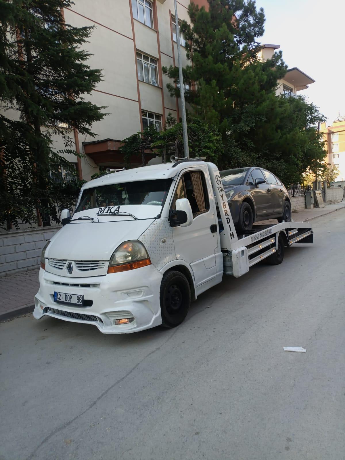 MKA çekici aracı şehir içinde